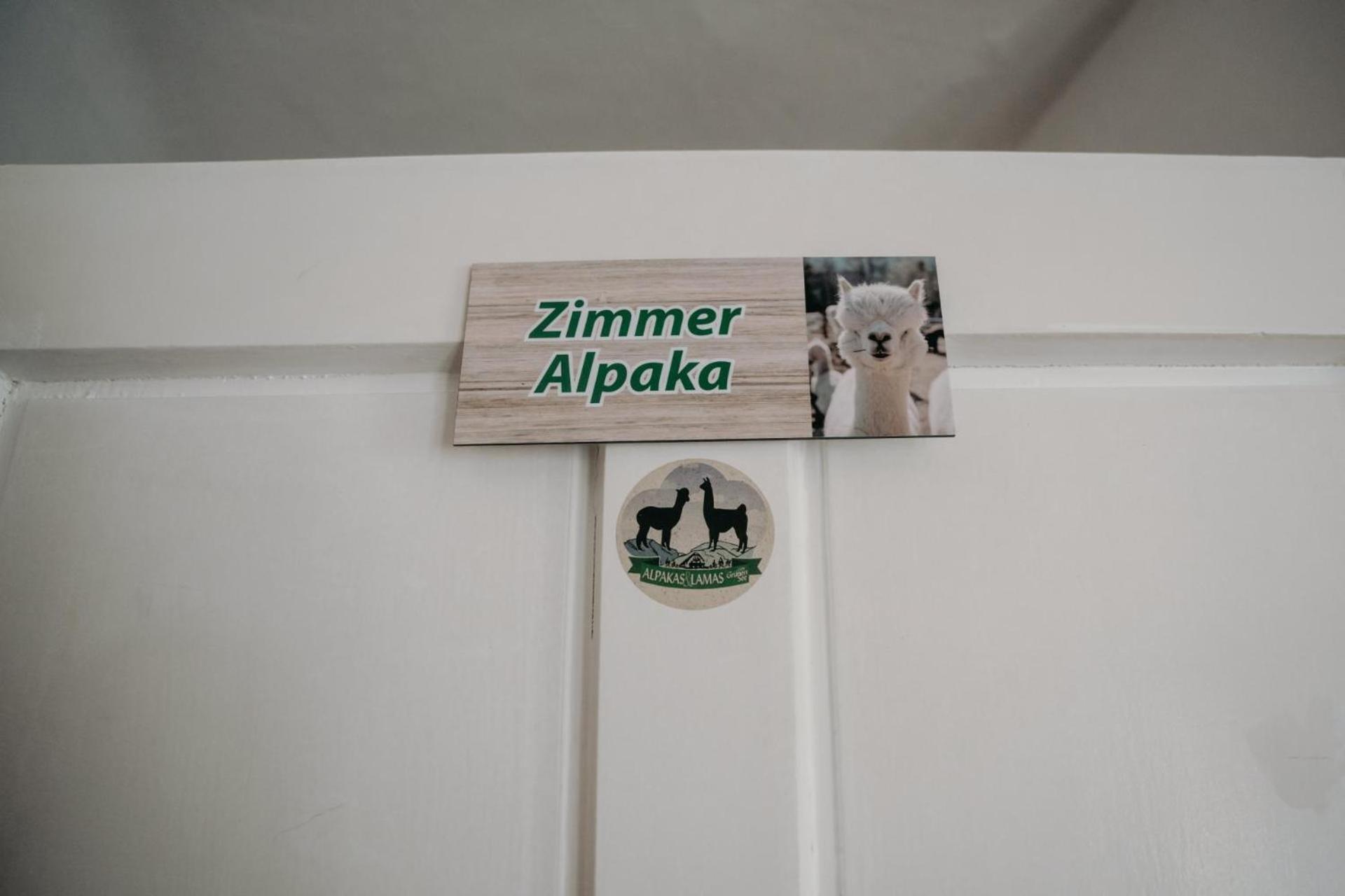 Alpakas, Lamas Und Rentiere Zum Gruenen See Grossdorf  Exterior photo